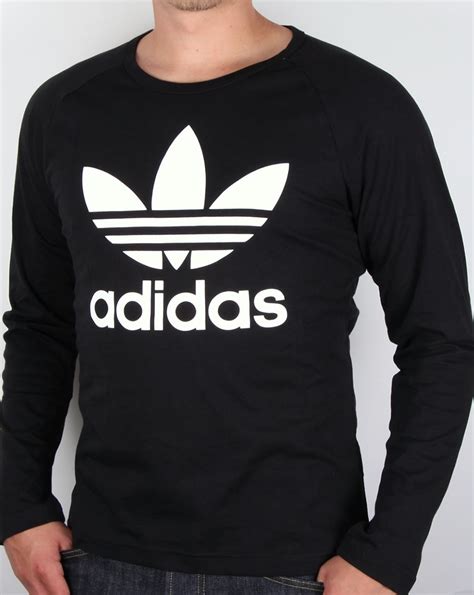 adidas zwart shirt|adidas Men's Black Long Sleeve Shirts .